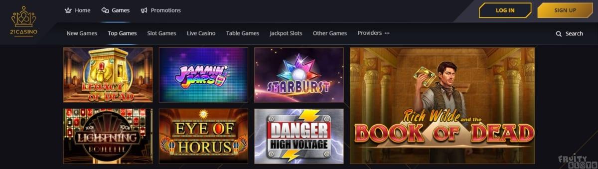 21 Casino Slots And Games
