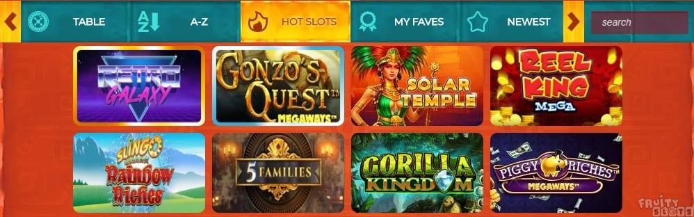 Aztec Wins Casino Home Page