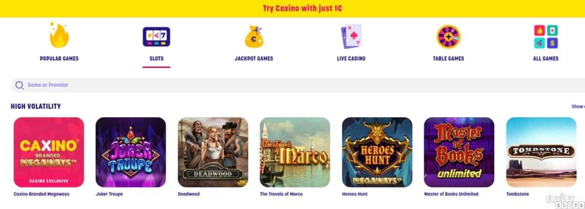 Caxino Casino Slots And Games