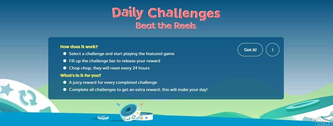 Play Frank Casino Daily Challanges