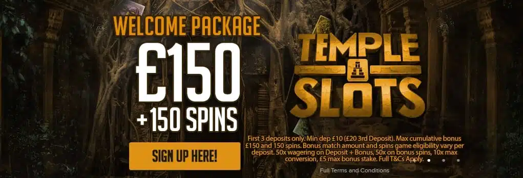 Temple Slots Casino Welcome Offer