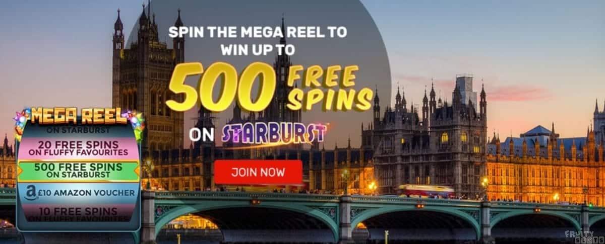 Win British Casino Mega Wheel