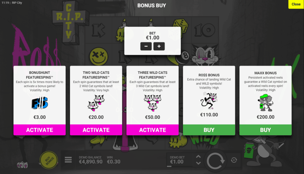 RIP City Bonus Buy