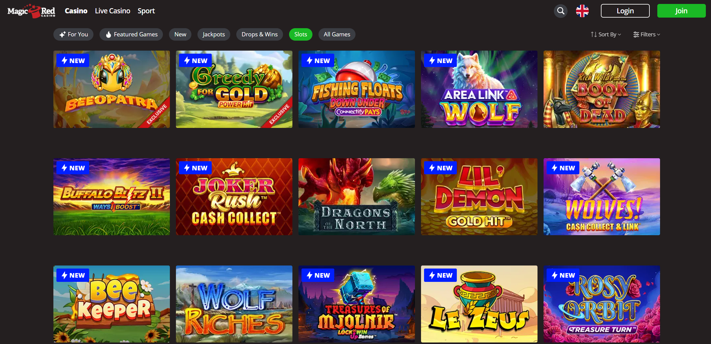 magic red slots