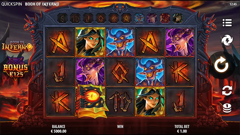 Book of Inferno Slot Base Game
