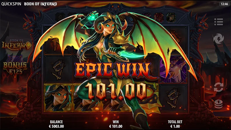 Book of Inferno Slot Epic Win