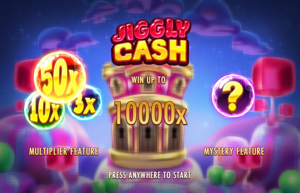 Jiggly Cash Welcome Page