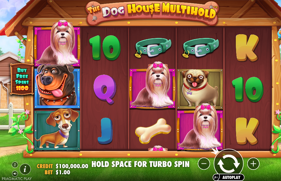 The Dog House Multihold Slot Base Game