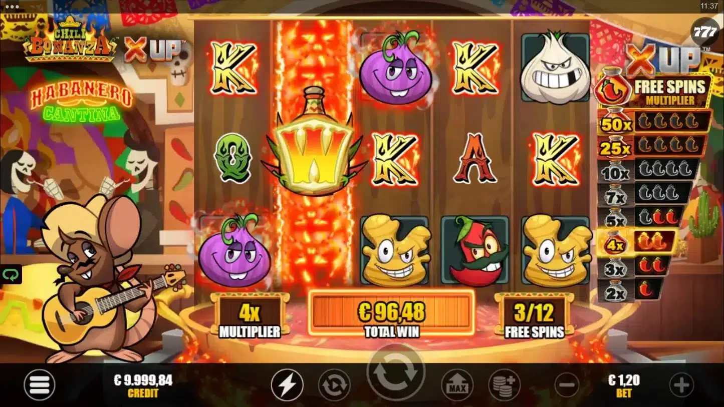 Chili Bonanza XUP Free Spins