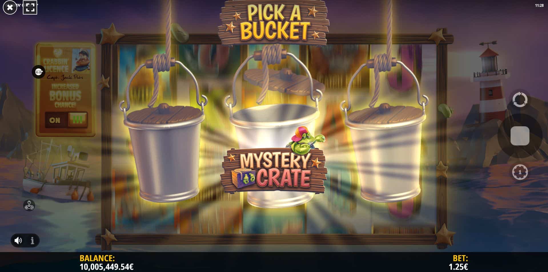 Crabbin' Crazy Pick a Bucket Feature