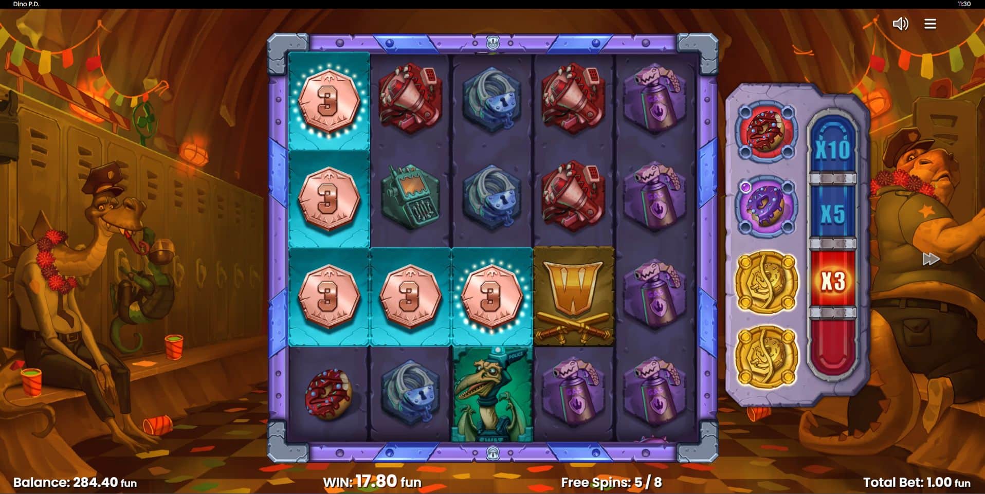 Dino P.D. Free Spins