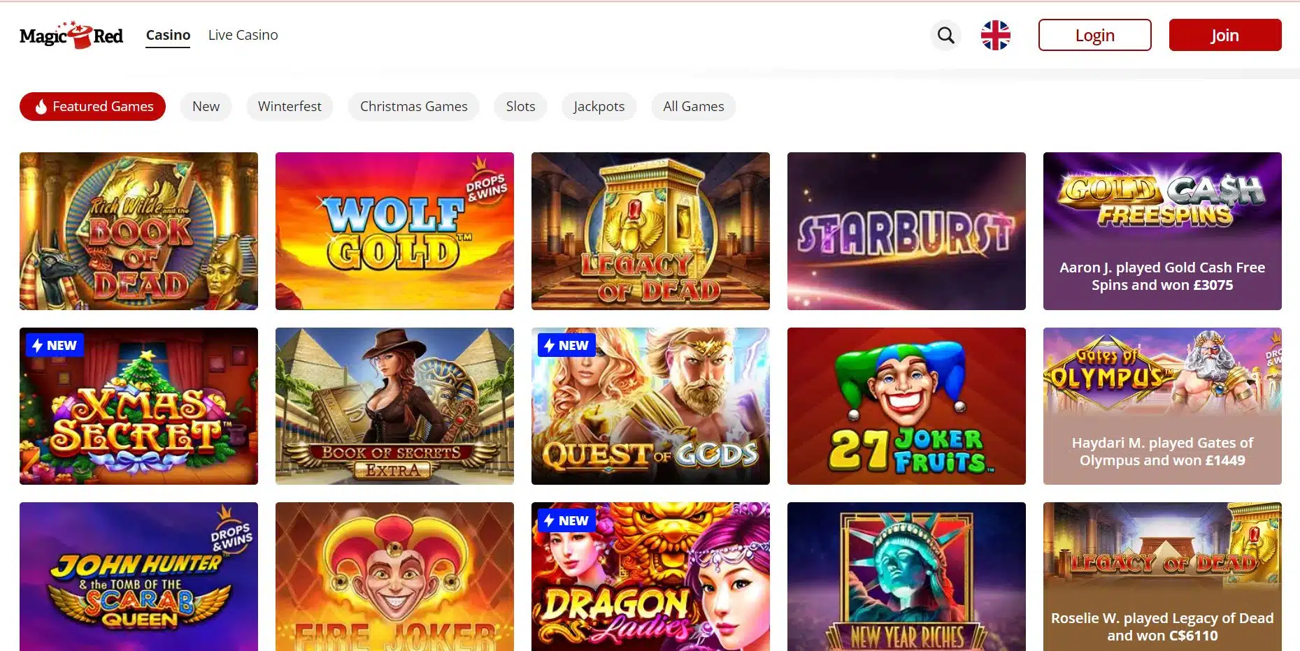 Magic Red Casino Slots