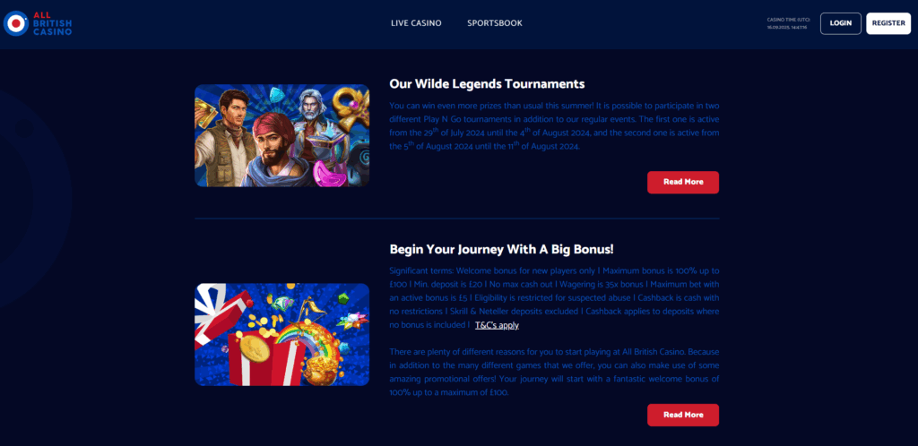 all british casino promotions