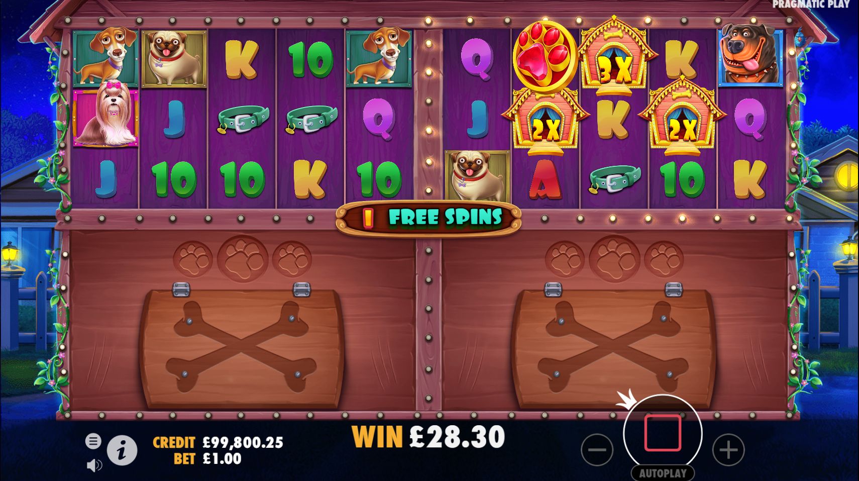 The Dog House Multihold Free Spins