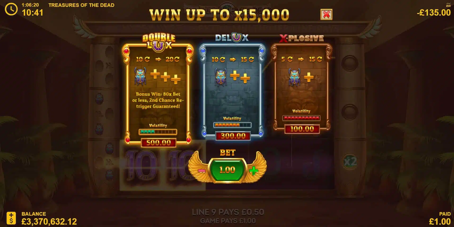 Treasures of the Dead Bonus Buy