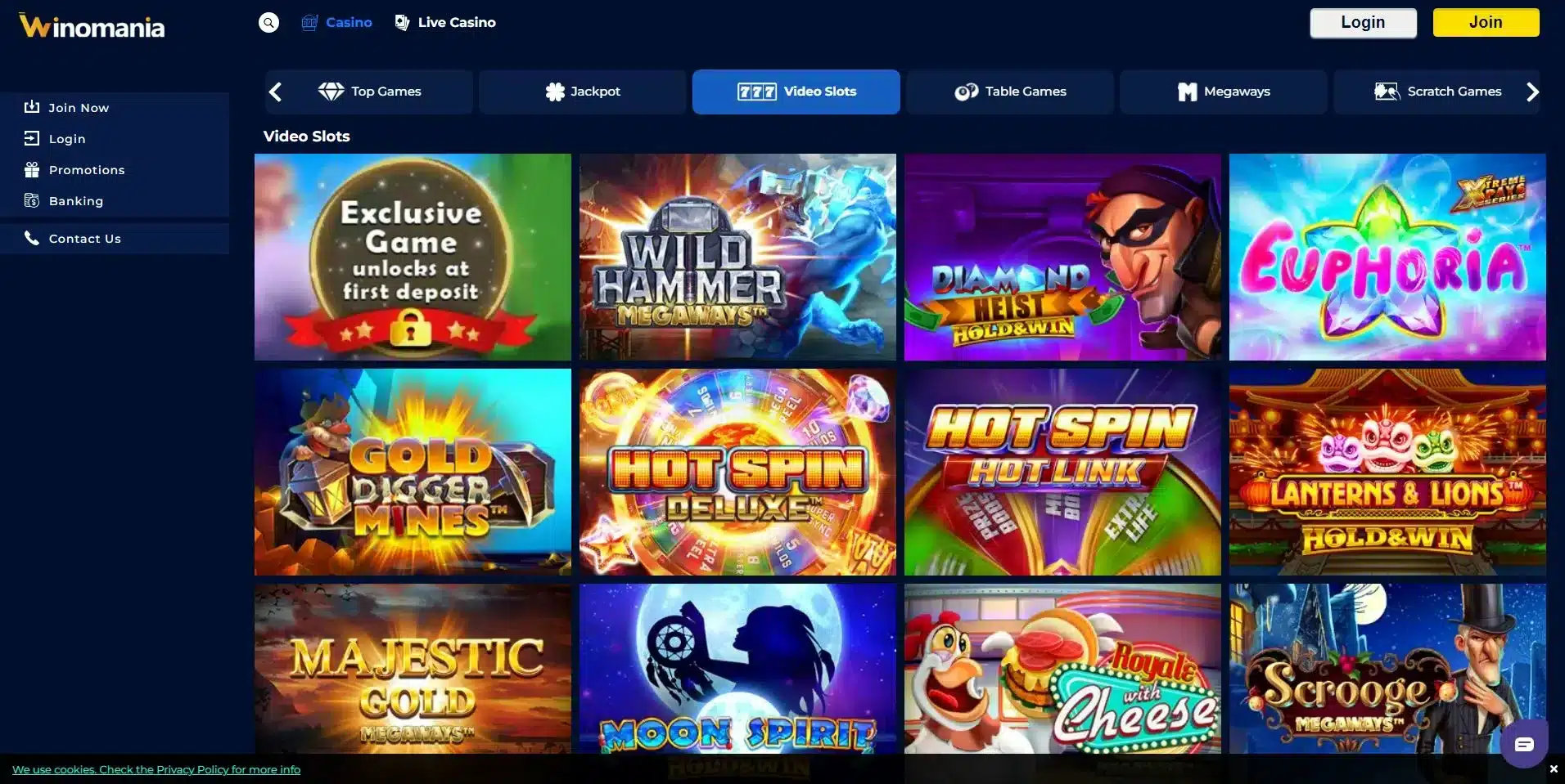 Winomania casino slots