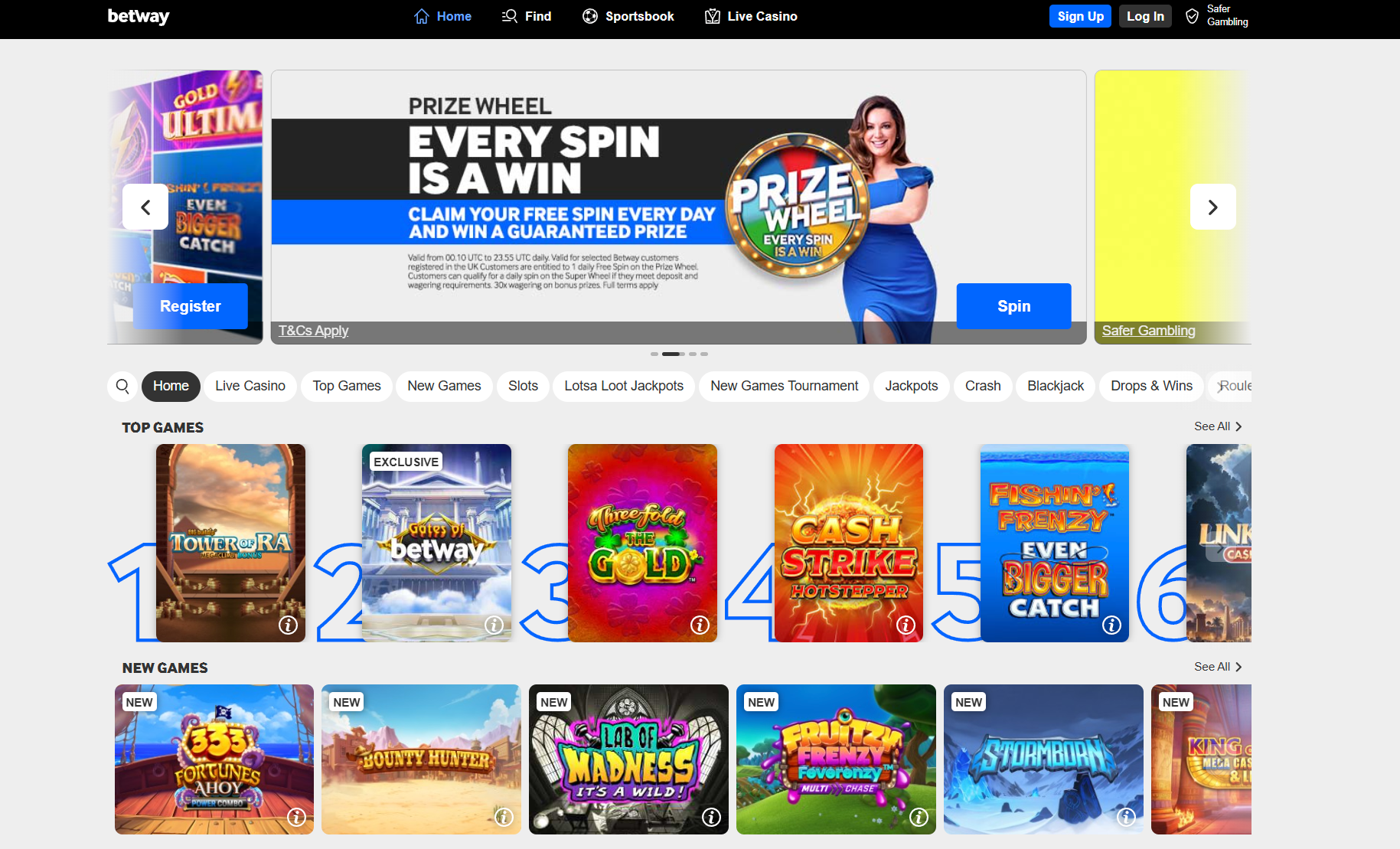 betway homepage