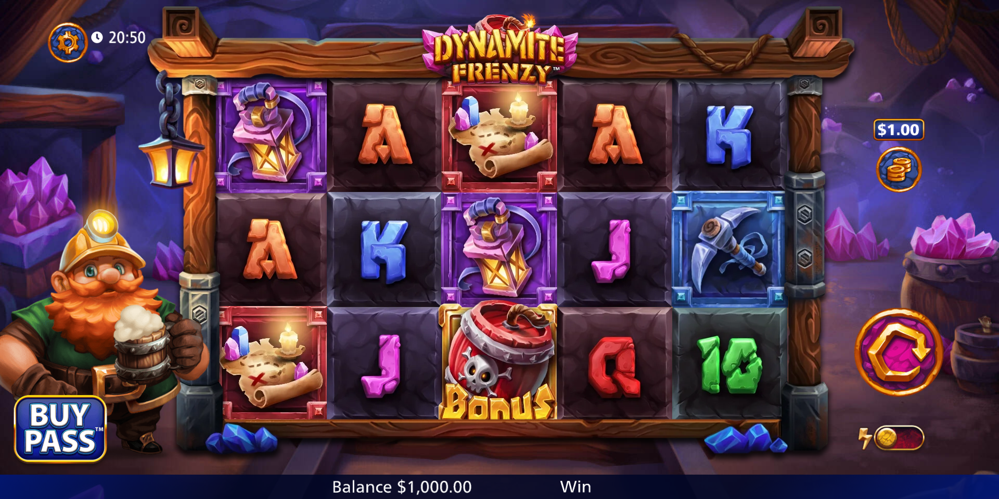 Dynamite Frenzy Base Game