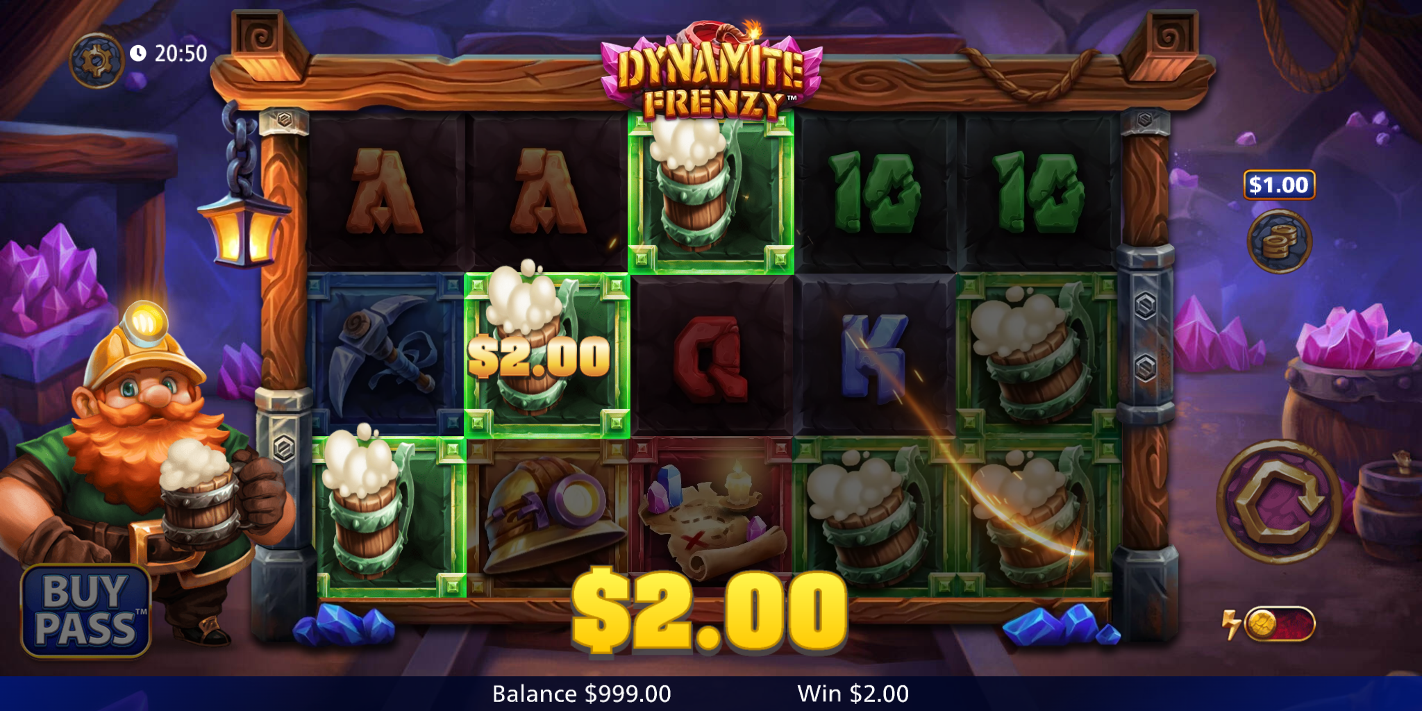 Dynamite Frenzy Big Win