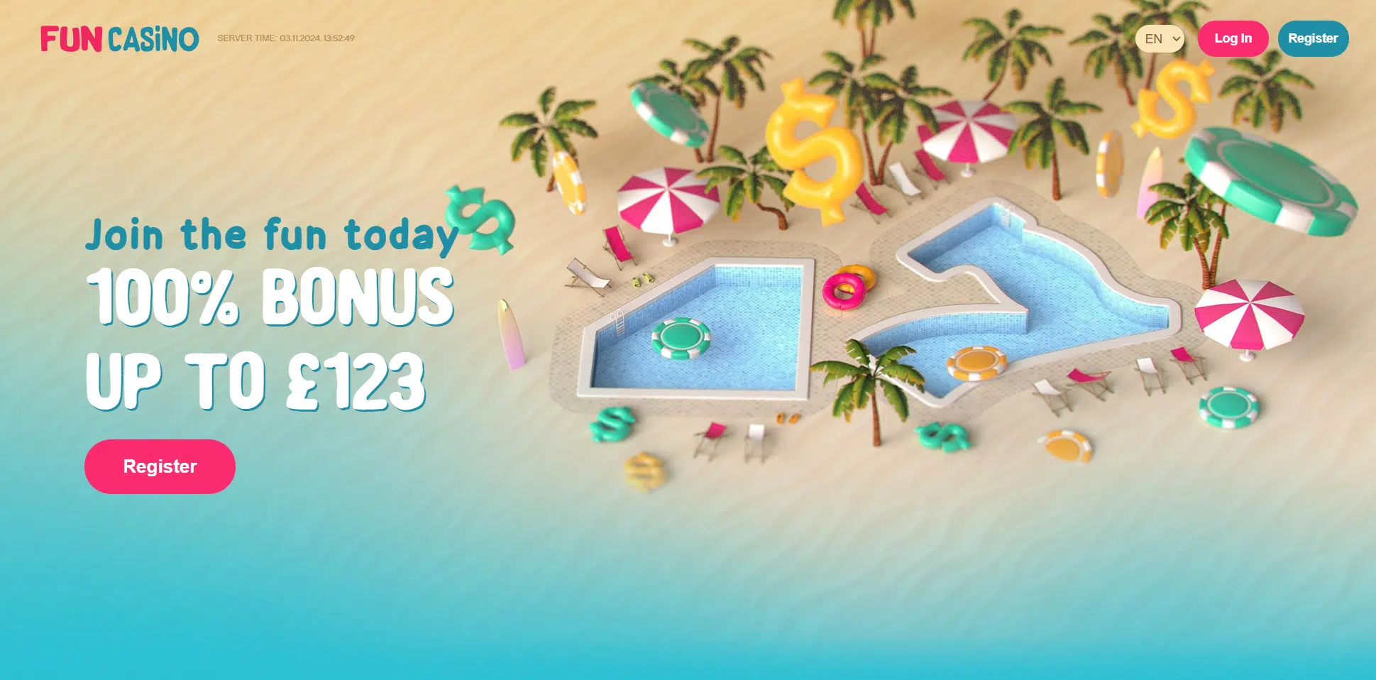 fun casino homepage