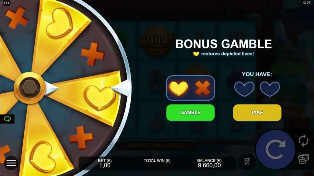 Gold Mine Stacks 2 Bonus Gamble Feature