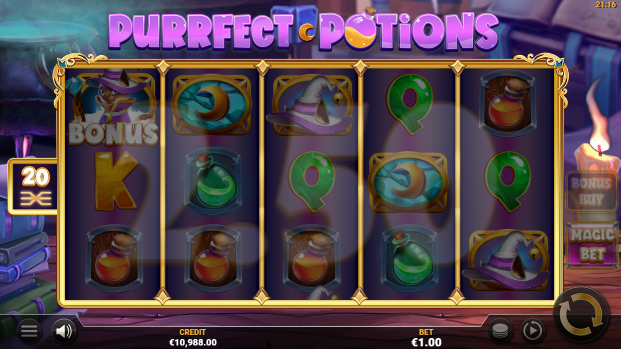 Purrfect Potions Big Win