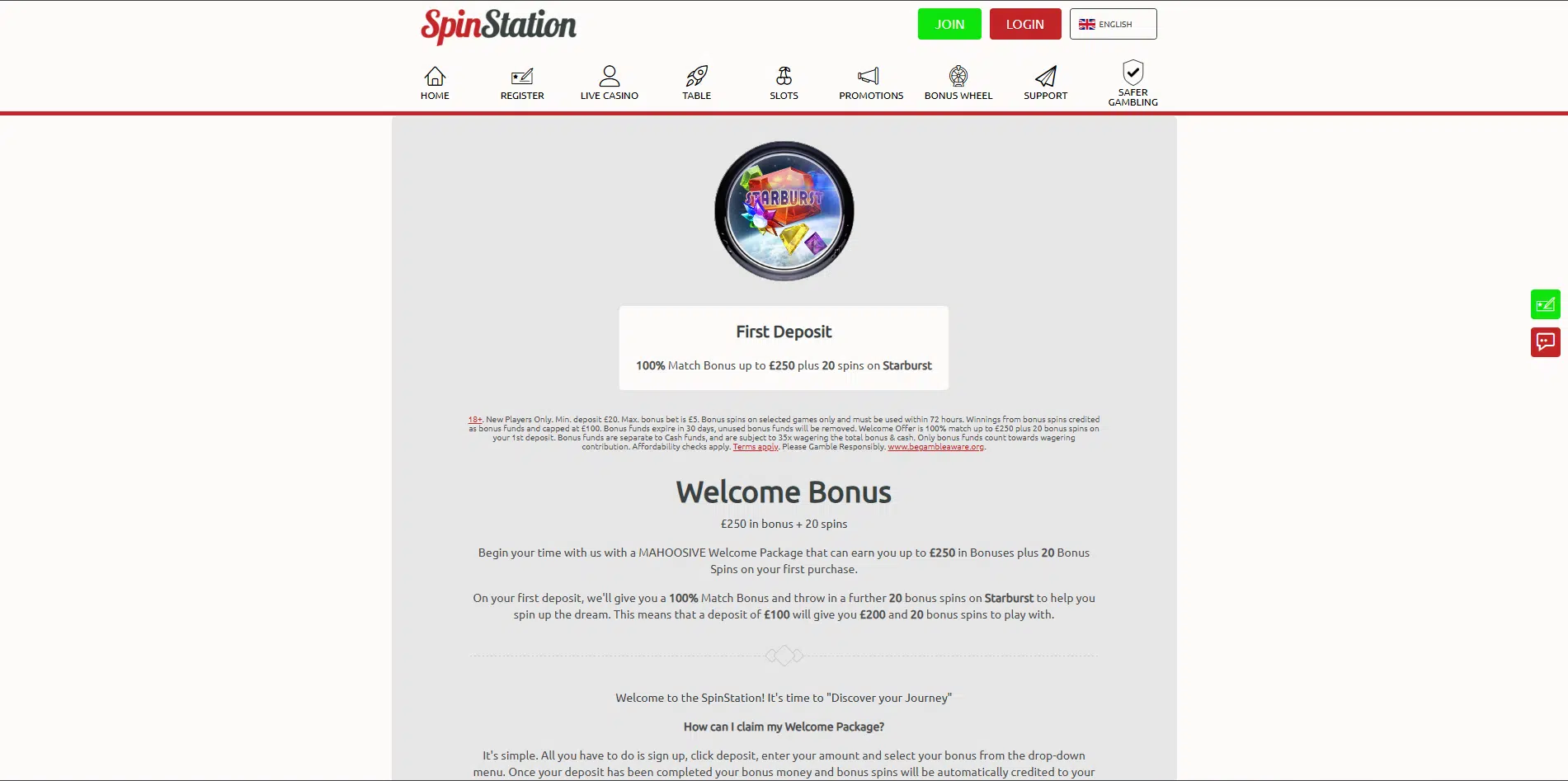 spinstation new promotion