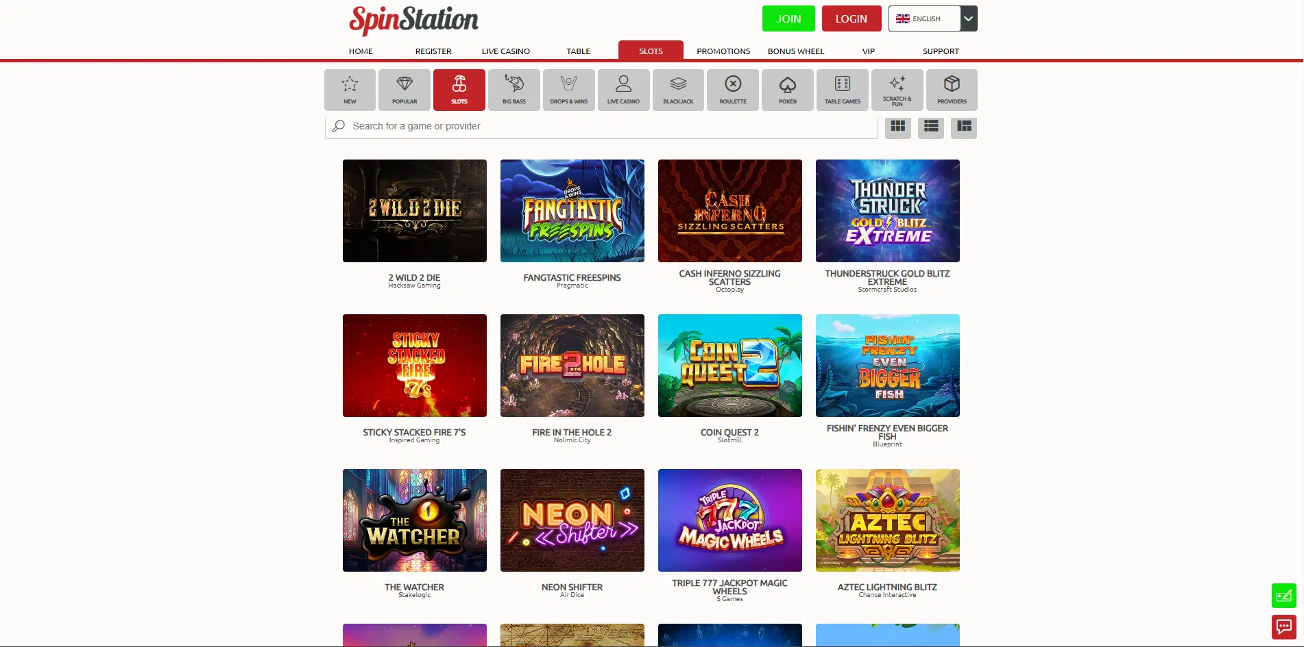 spinstation slots