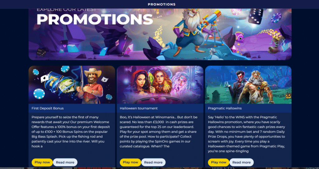 Winomania Casino Review | Our Verdict on Features & Gameplay