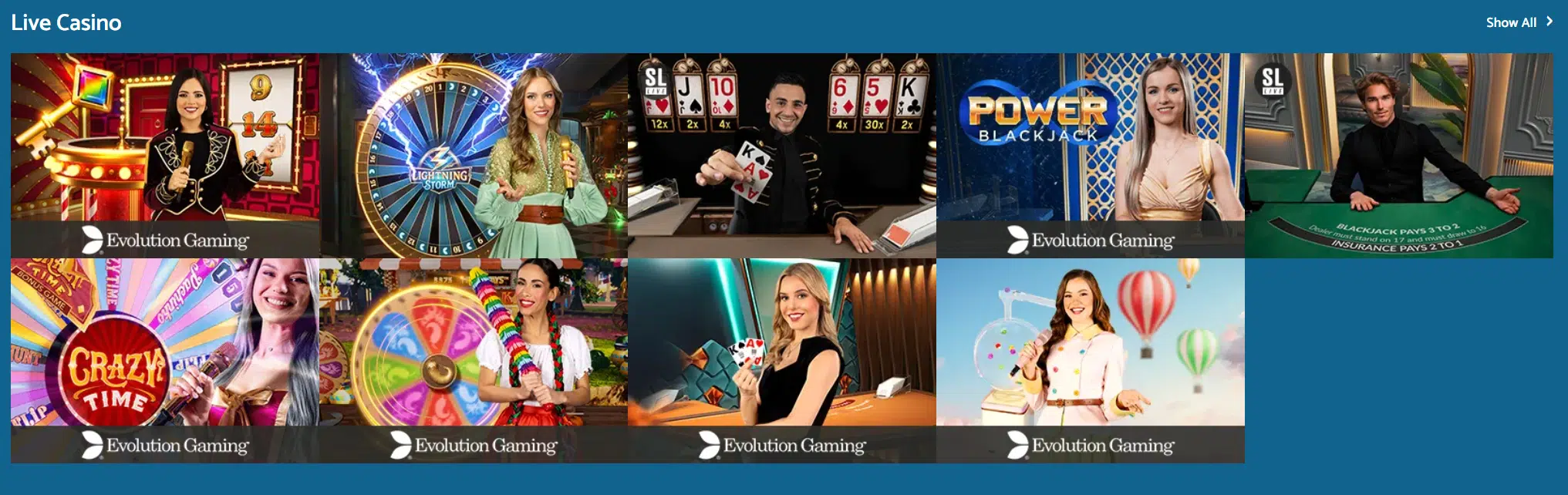 yeti live casino