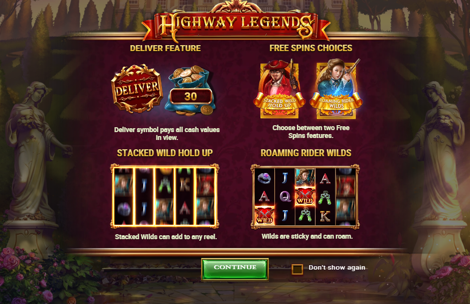 Highway Legends Welcome Page