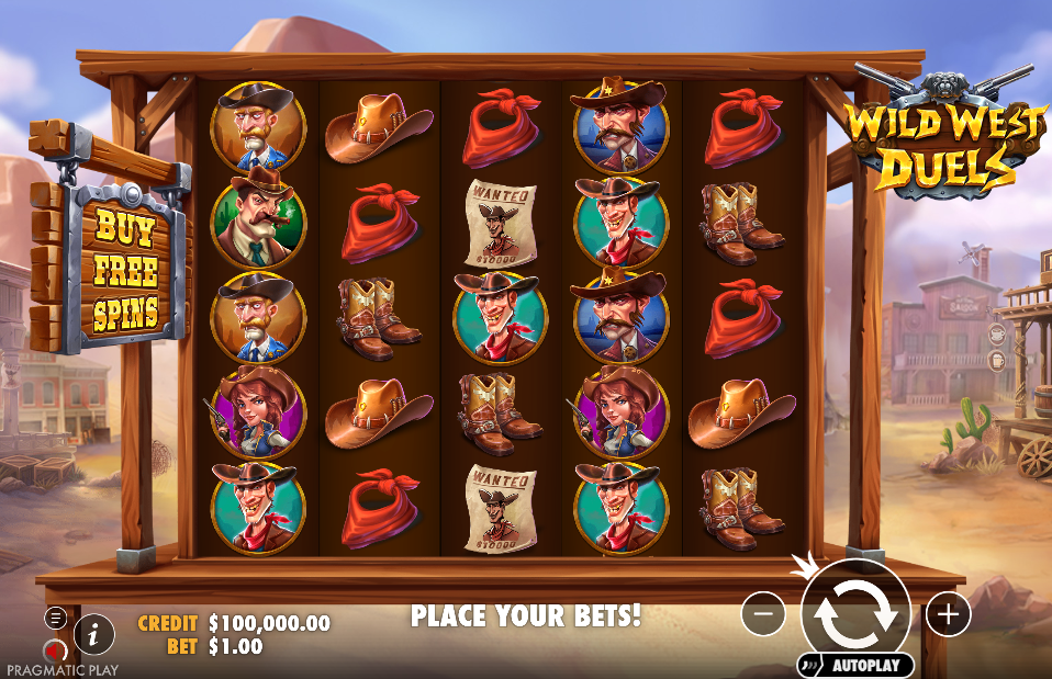 Wild West Duels Welcome Page