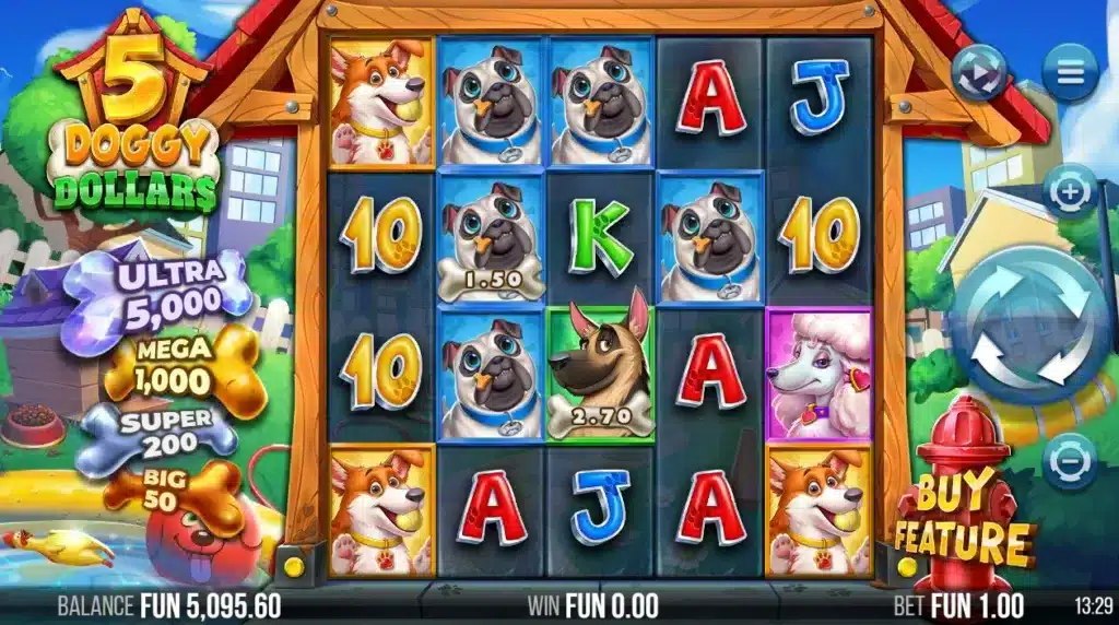 5 Doggy Dollars Base Game
