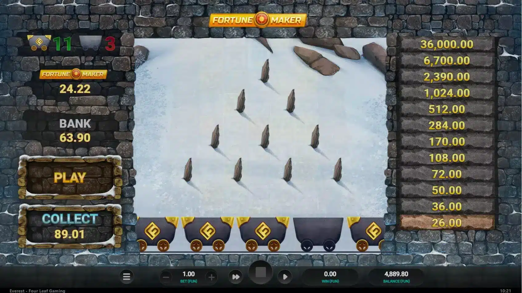 Everest Fortune Maker Feature