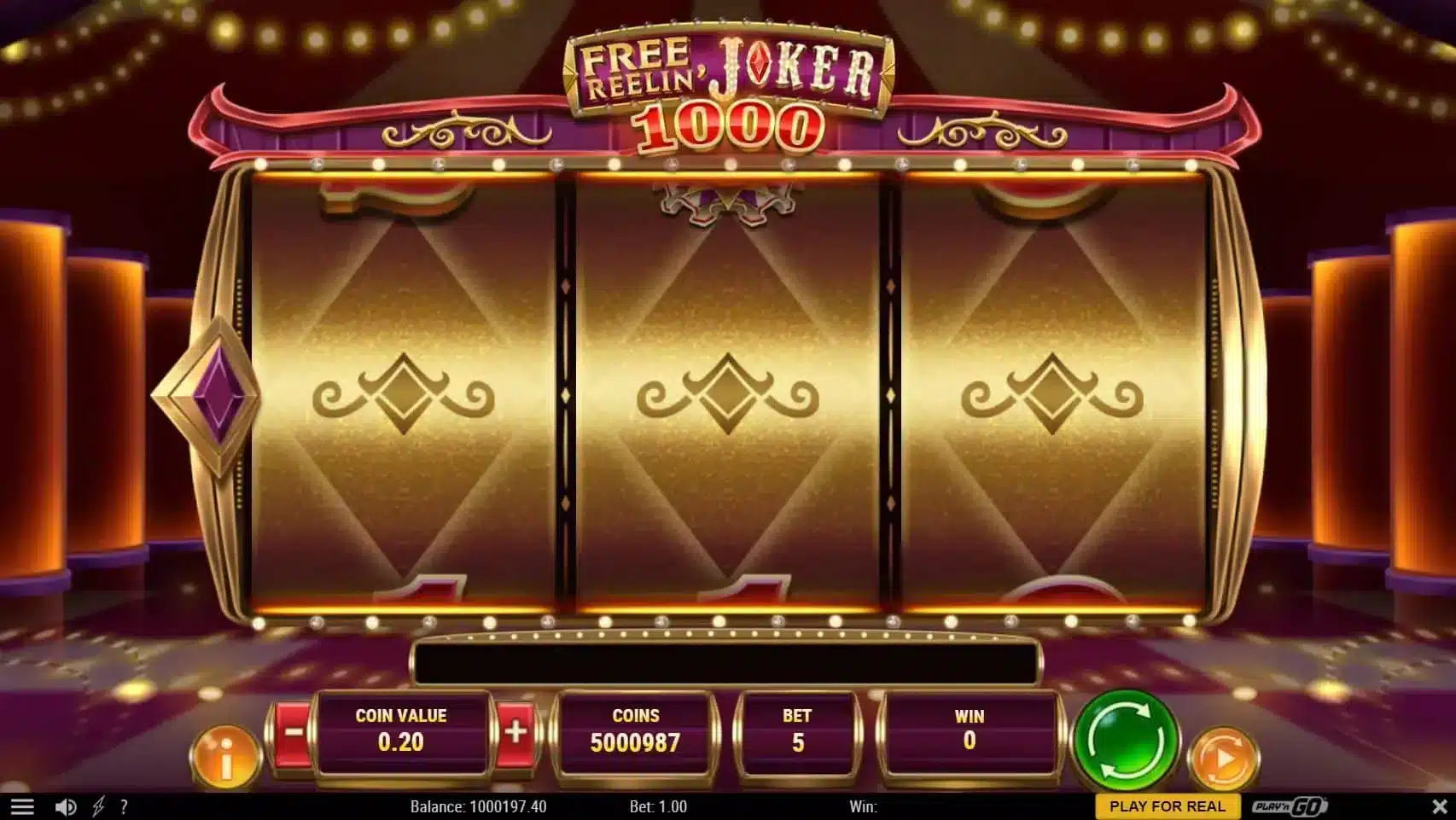 Free Reelin' Joker 1000 Base Game