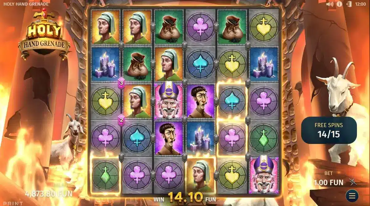 Holy Hand Grenade Free Spins