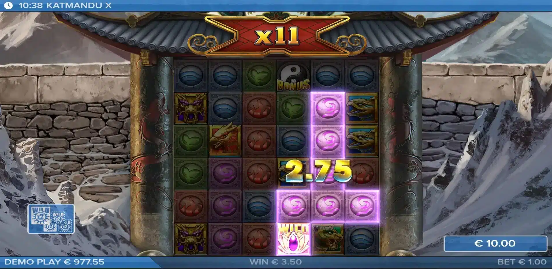 Katmandu X Multiplier Feature