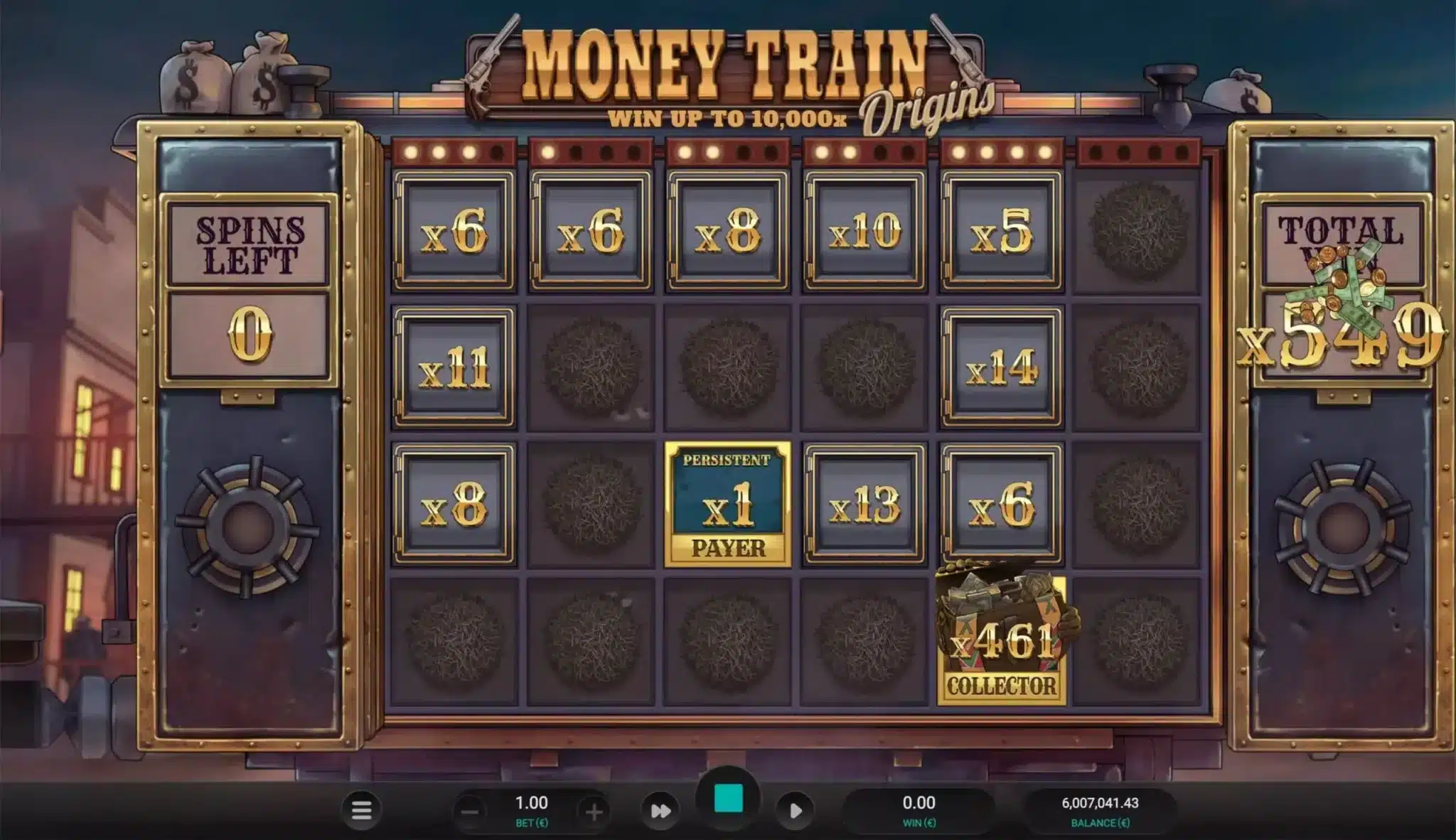 Money Train Origins Bonus Round