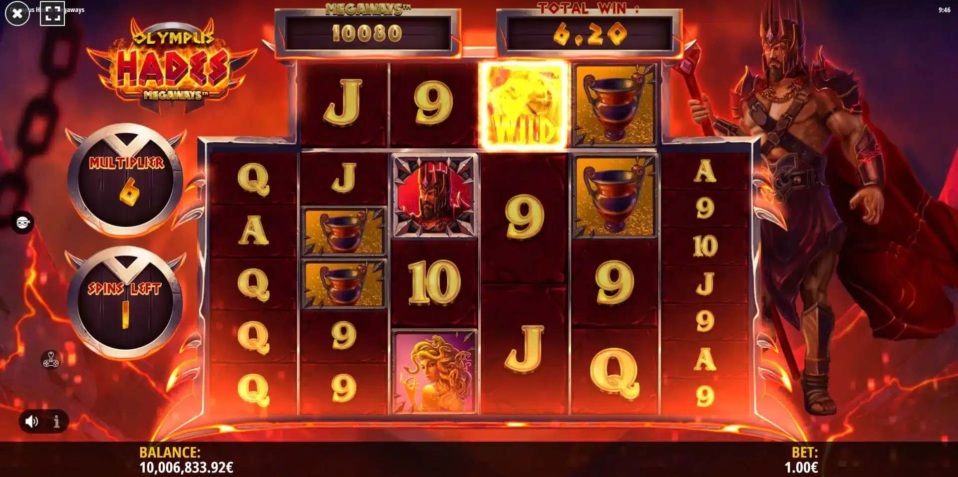 Olympus Hades Megaways Free Spins