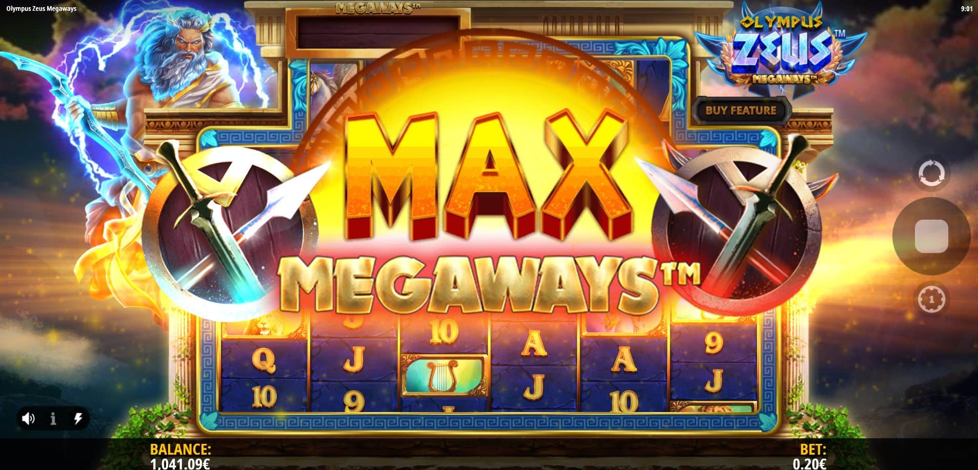 Olympus Zeus Megaways - Max Megaways