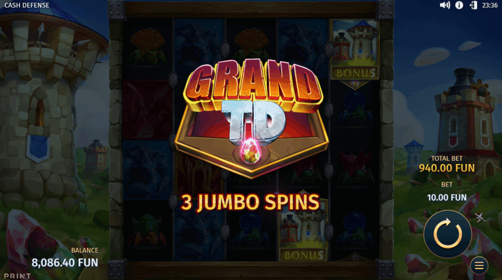 Bonus Features & Tower Defence Mechanics on cash defense slot