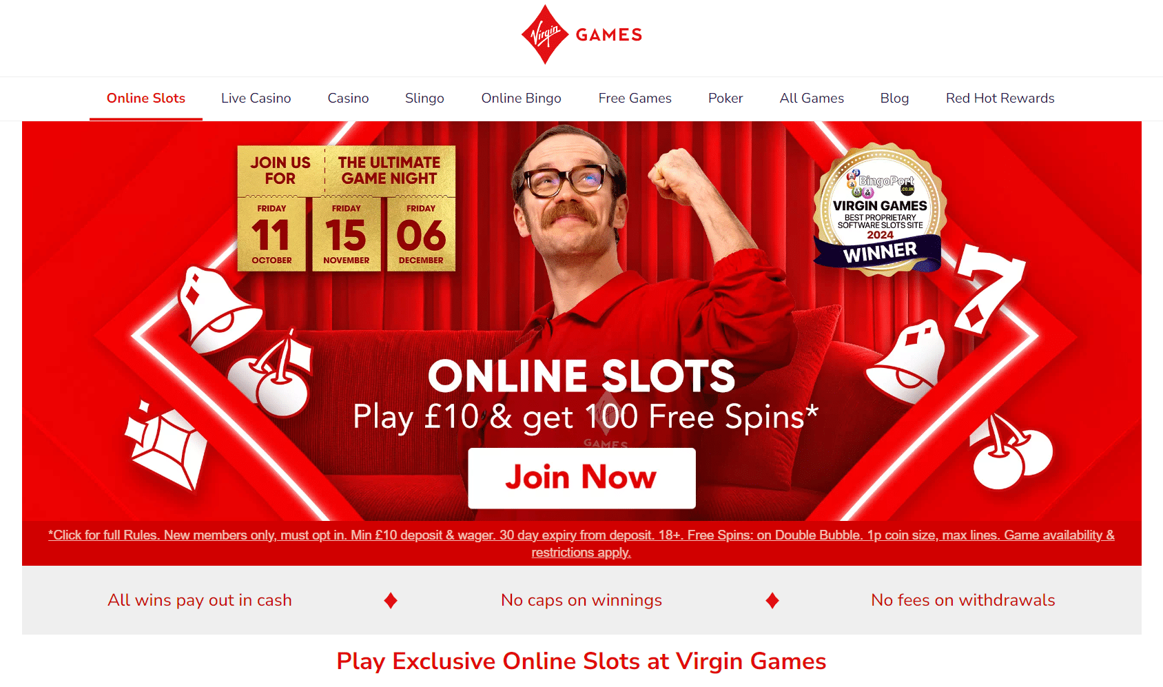 virgin games slots