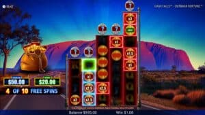 Cash Falls outback fortune free spins