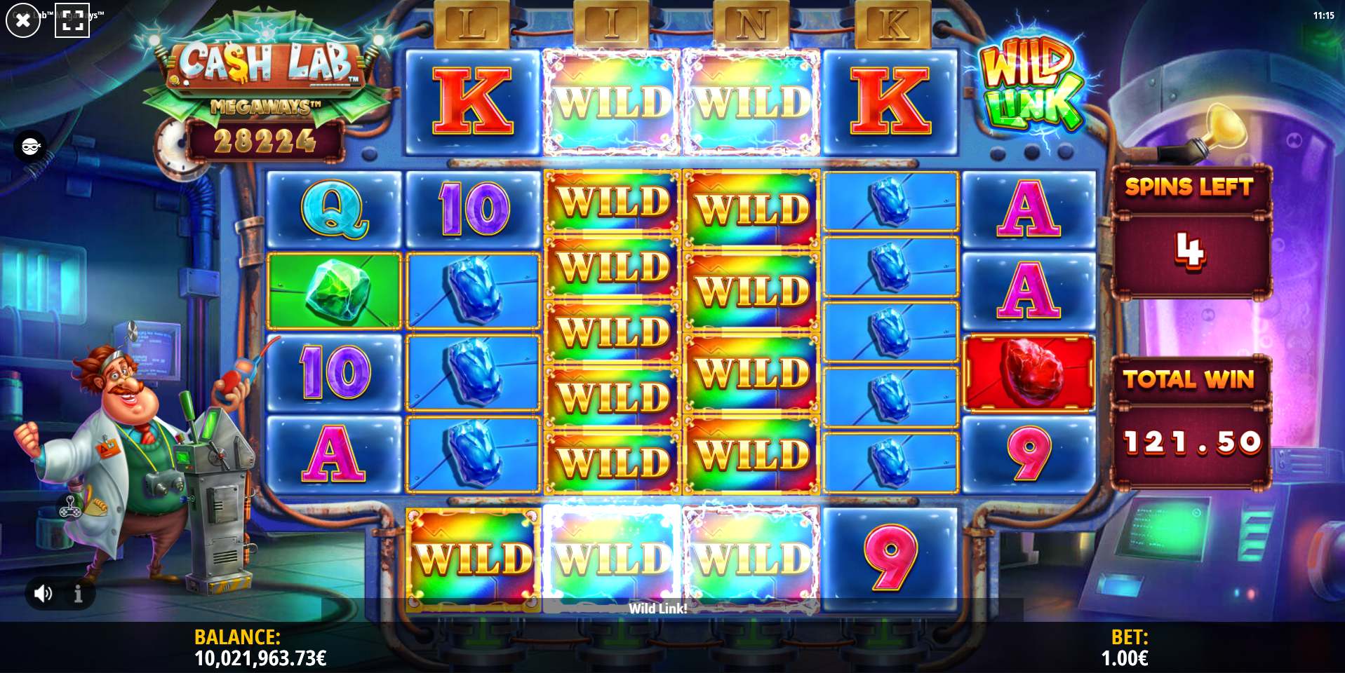 Cash Lab Megaways Free Spins