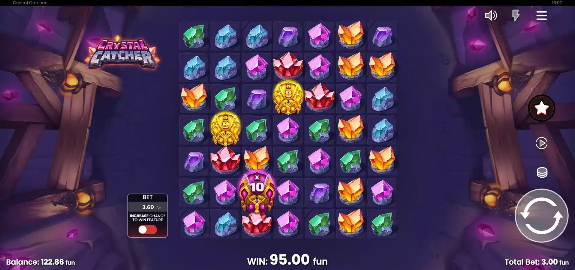 Crystal Catcher Slot Base