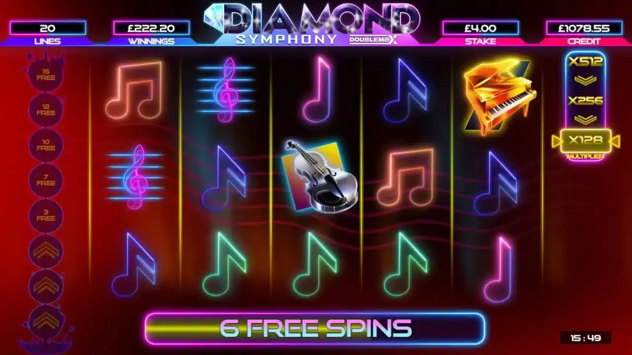 Diamond Symphony DoubleMax Free Spins