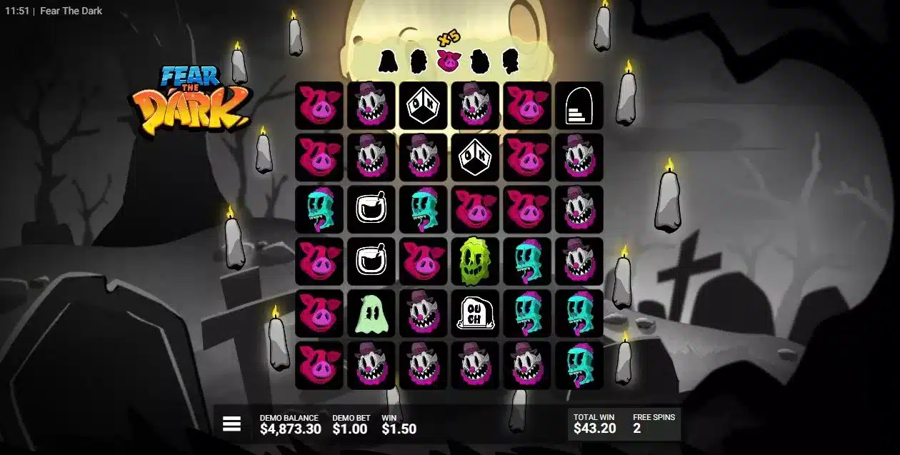 Fear the Dark Free Spins