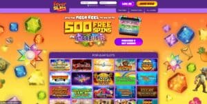 Fever Slots Casino Homepage