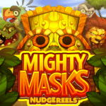 Mighty Masks Slot Logo