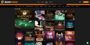 QuinnBet Casino Live Casino & Table Games